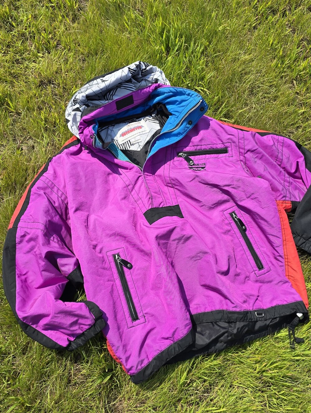 Obermeyer Color Block Design Men's Multi Jacket Size Large